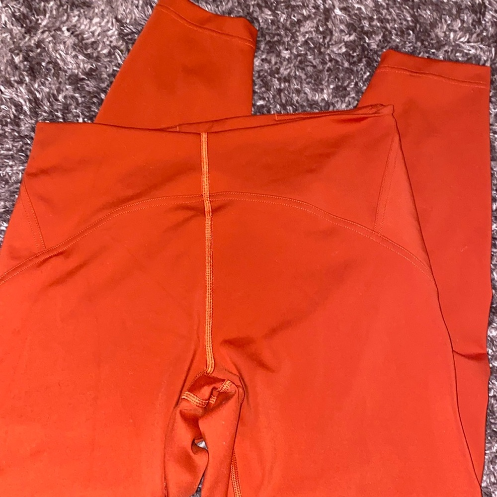 Orange Instill High Waisted Lululemon Leggings